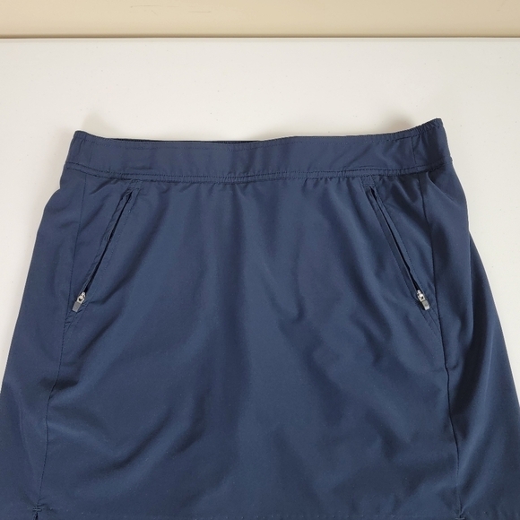 Eddie Bauer Navy Rainer Classic Nylon Hiking/Pickleball Active Skirt/Skort Sz M - Picture 6 of 11